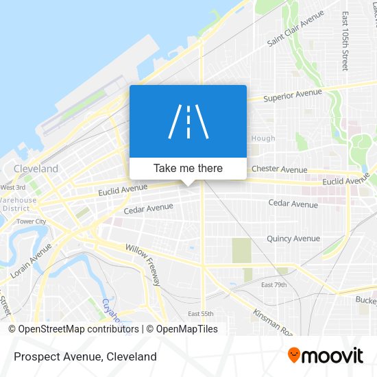 Mapa de Prospect Avenue