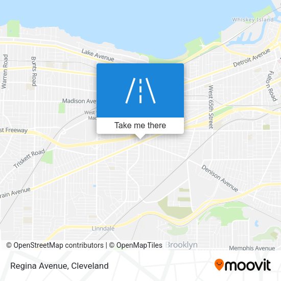 Mapa de Regina Avenue