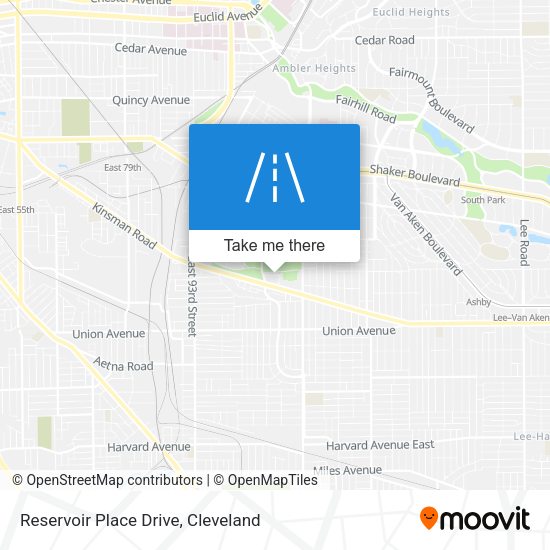 Mapa de Reservoir Place Drive