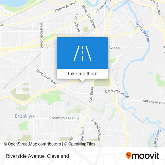 Riverside Avenue map