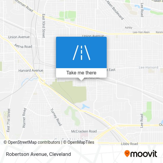 Mapa de Robertson Avenue