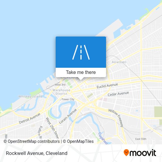 Mapa de Rockwell Avenue