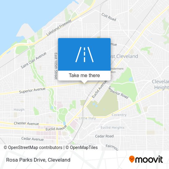 Rosa Parks Drive map