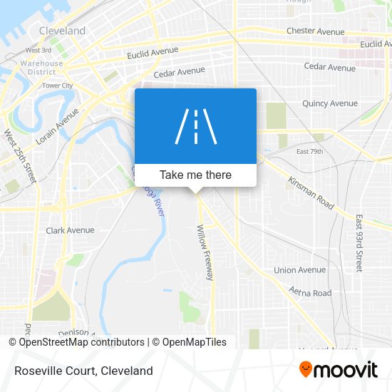 Mapa de Roseville Court