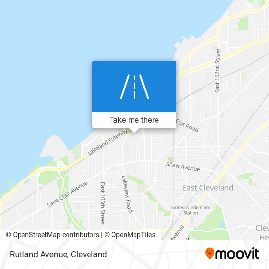 Rutland Avenue map