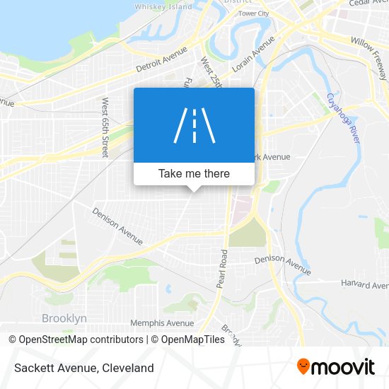 Mapa de Sackett Avenue