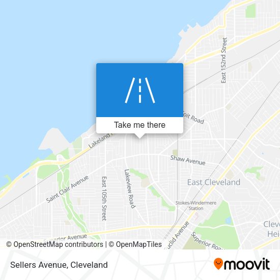 Mapa de Sellers Avenue