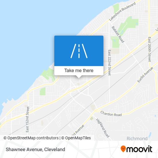 Shawnee Avenue map