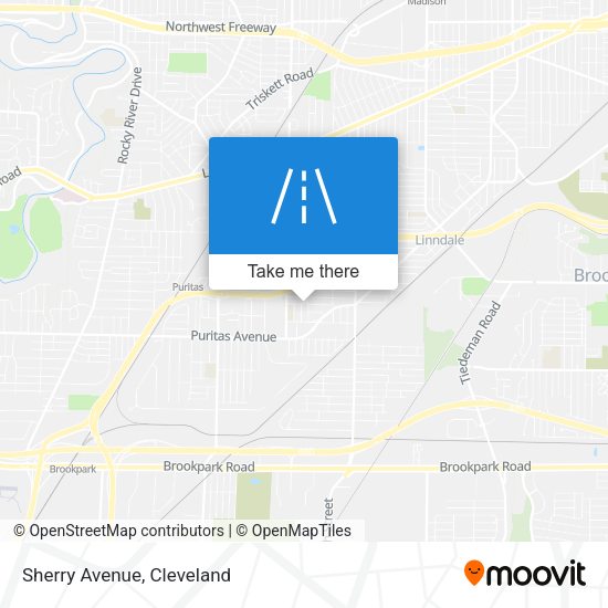 Mapa de Sherry Avenue