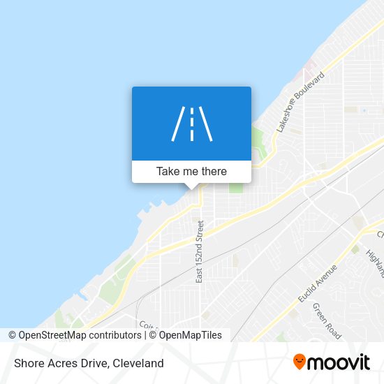 Shore Acres Drive map
