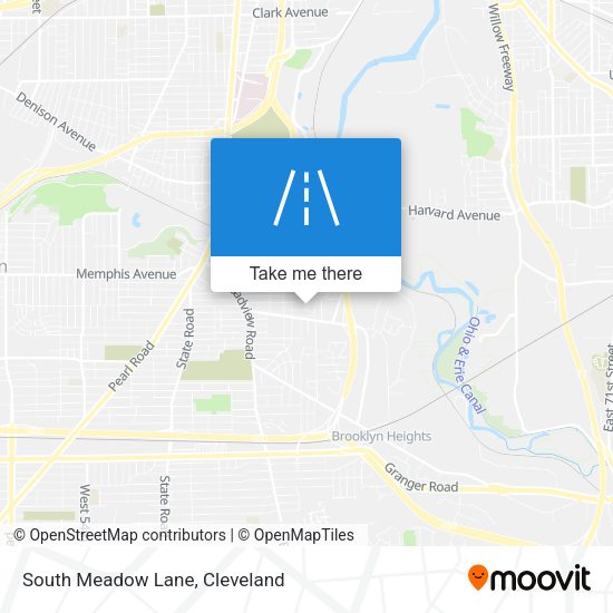 South Meadow Lane map