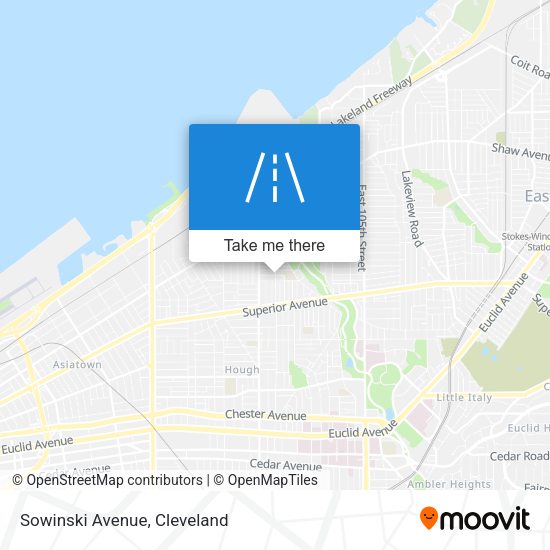 Mapa de Sowinski Avenue
