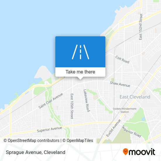 Mapa de Sprague Avenue