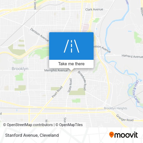 Mapa de Stanford Avenue