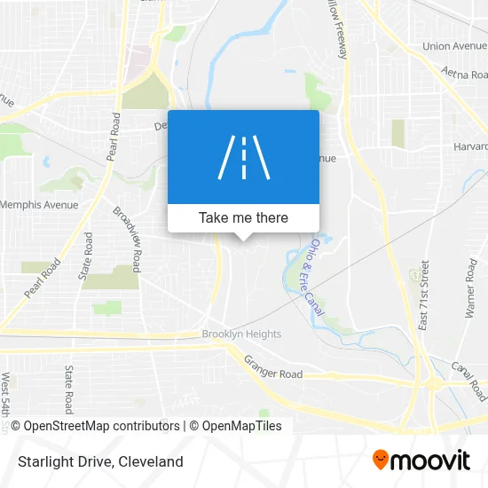 Starlight Drive map