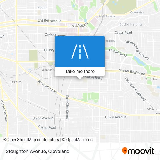 Mapa de Stoughton Avenue