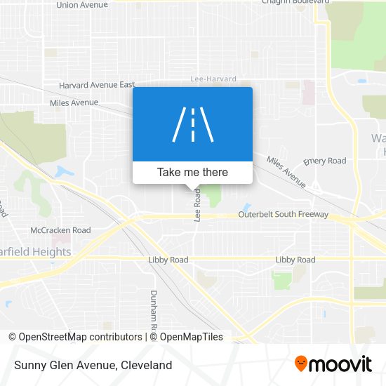 Mapa de Sunny Glen Avenue