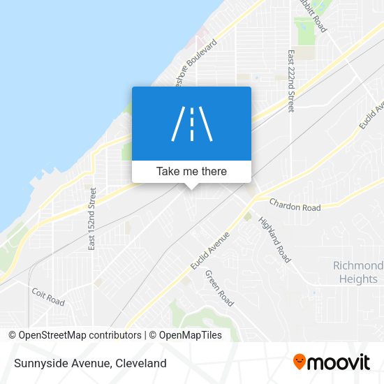 Mapa de Sunnyside Avenue