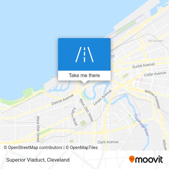 Mapa de Superior Viaduct
