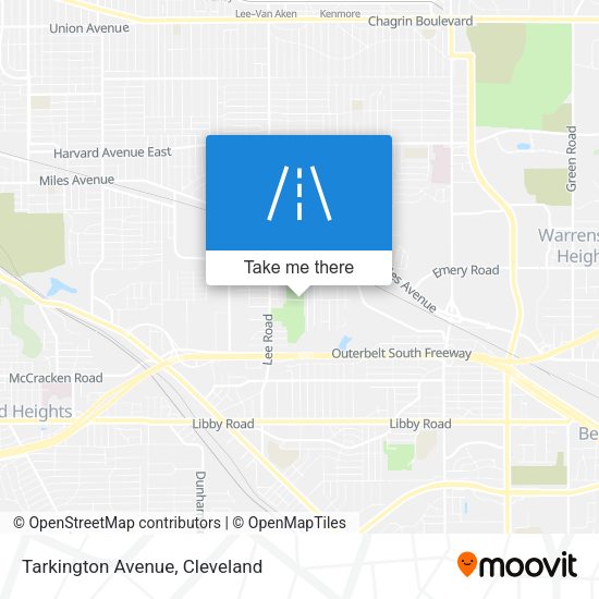 Tarkington Avenue map