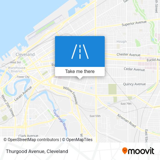 Mapa de Thurgood Avenue