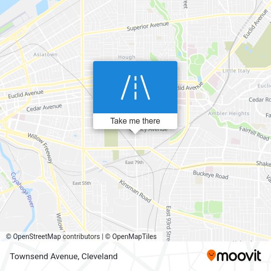 Mapa de Townsend Avenue