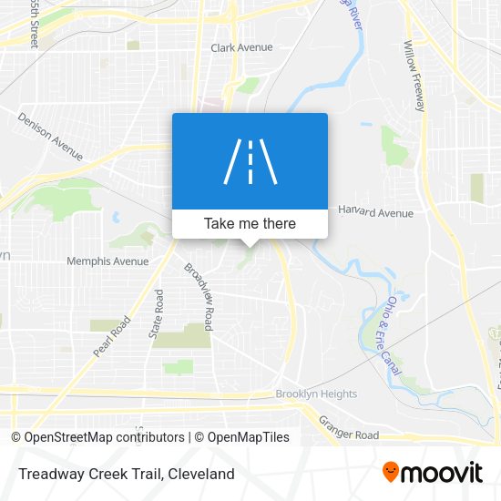 Treadway Creek Trail map