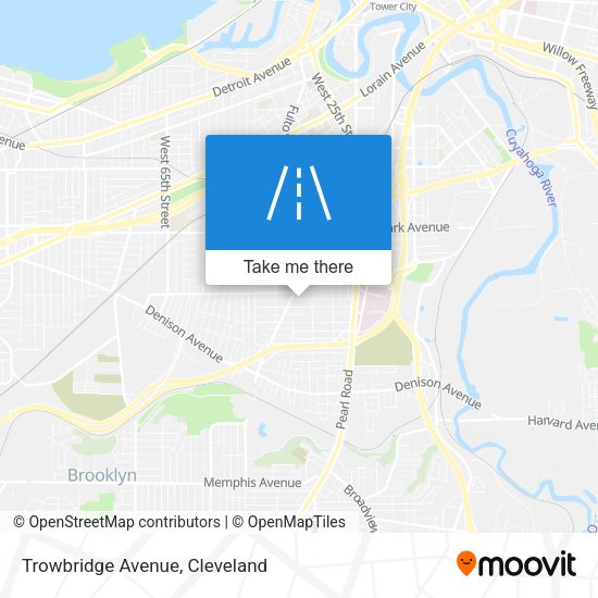 Mapa de Trowbridge Avenue