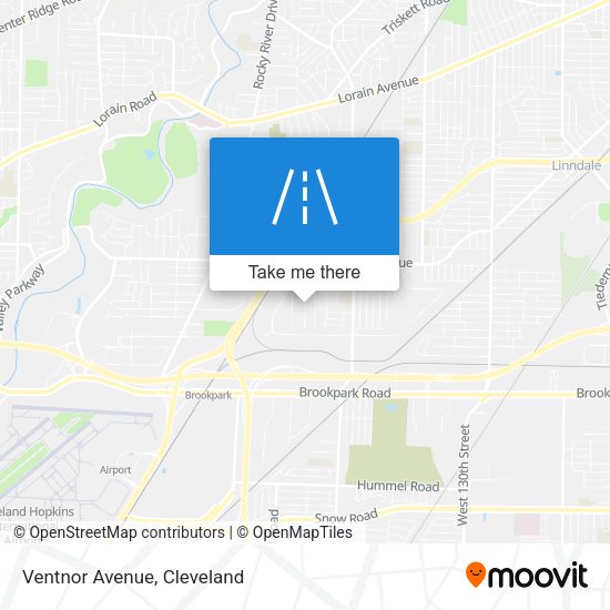 Mapa de Ventnor Avenue