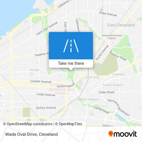 Mapa de Wade Oval Drive