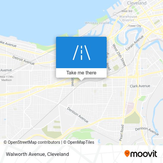 Mapa de Walworth Avenue