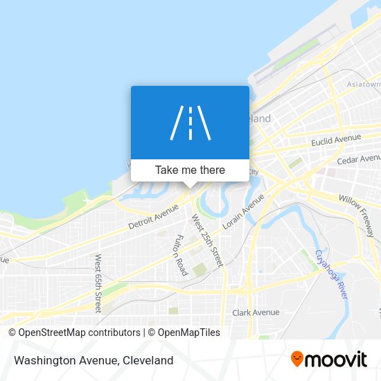 Mapa de Washington Avenue