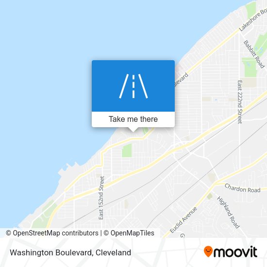 Mapa de Washington Boulevard