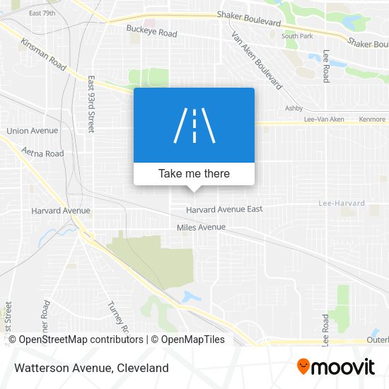 Mapa de Watterson Avenue