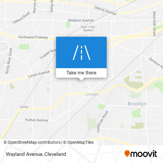 Wayland Avenue map