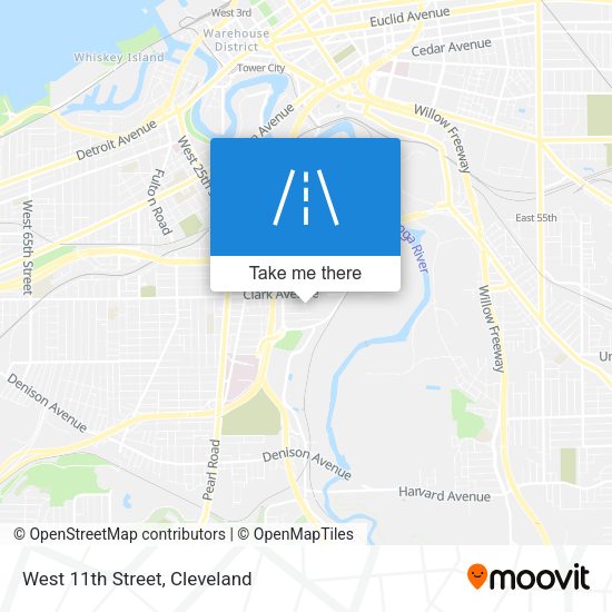 Mapa de West 11th Street