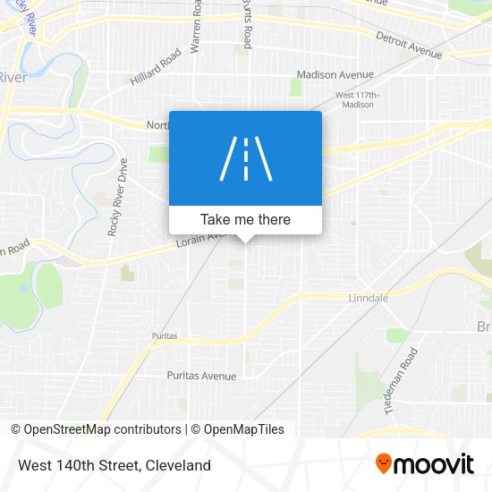 Mapa de West 140th Street