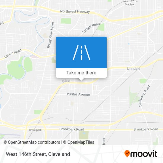 West 146th Street map