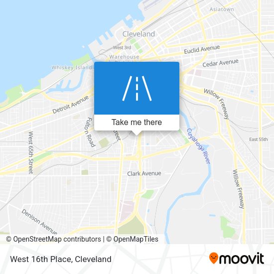 Mapa de West 16th Place
