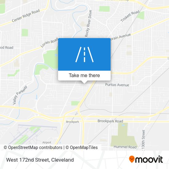 West 172nd Street map