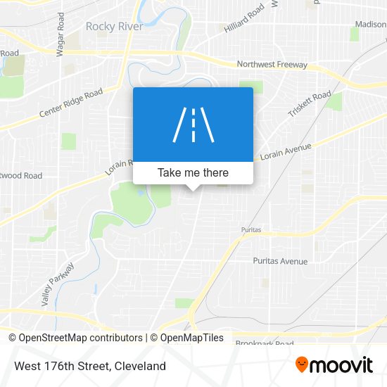 West 176th Street map
