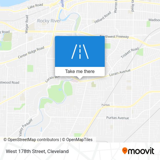 West 178th Street map