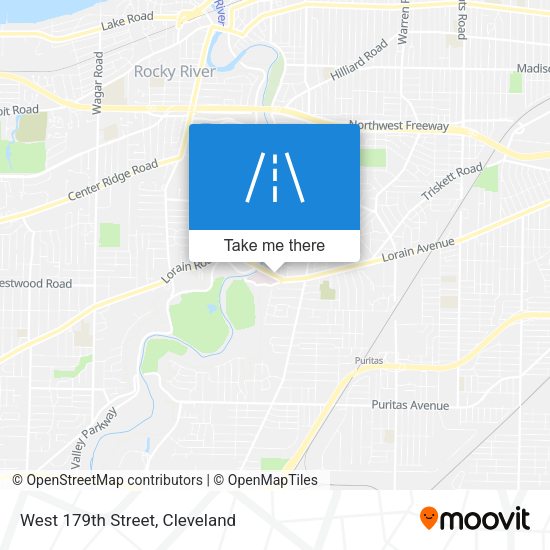 West 179th Street map