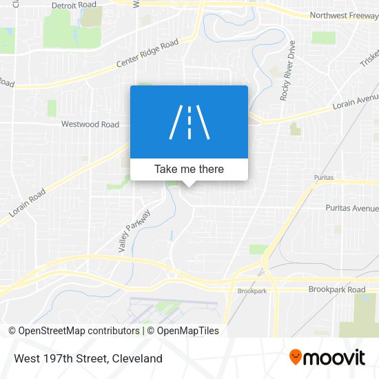 West 197th Street map