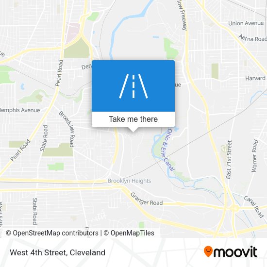 Mapa de West 4th Street