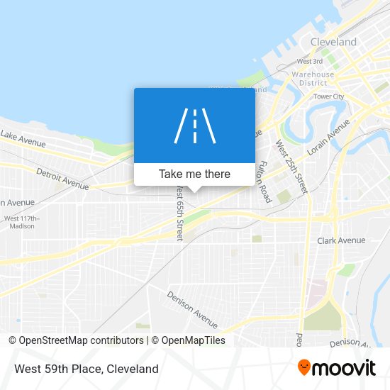 Mapa de West 59th Place