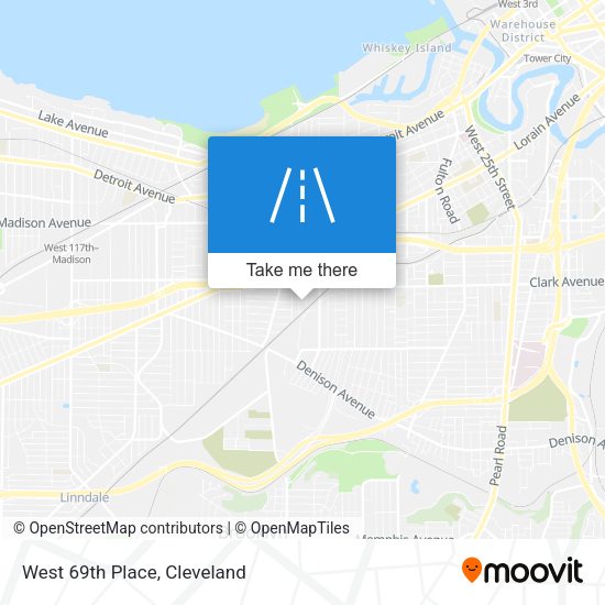 Mapa de West 69th Place