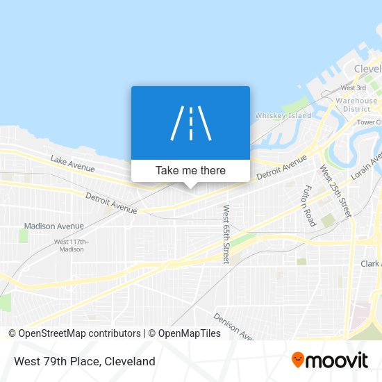 Mapa de West 79th Place
