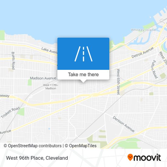 Mapa de West 96th Place