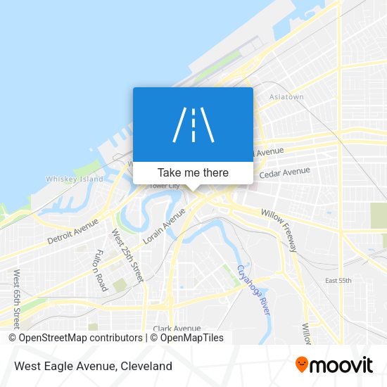 Mapa de West Eagle Avenue